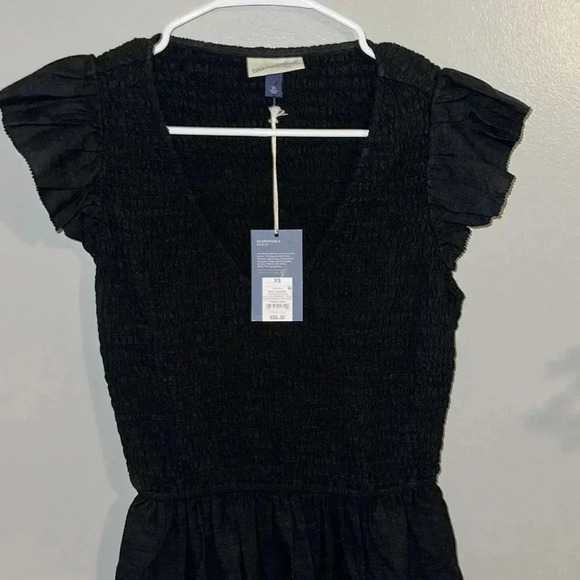 Universal Thread Women's Ruffle Short Sleeve Smocked Mini Dress - Picture 3 of 7